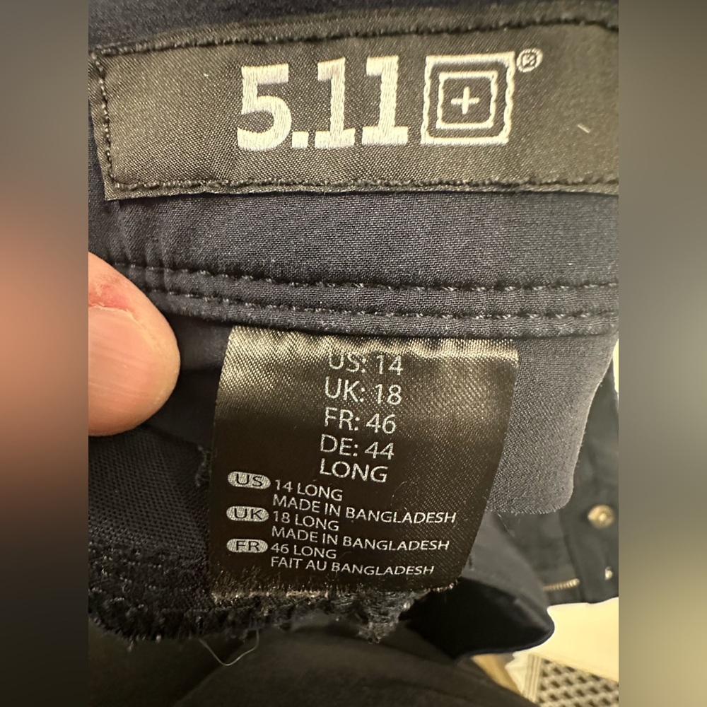 5.11 Tactical Women’s Spire Dark Blue Cargo Pants - Picture 5 of 5